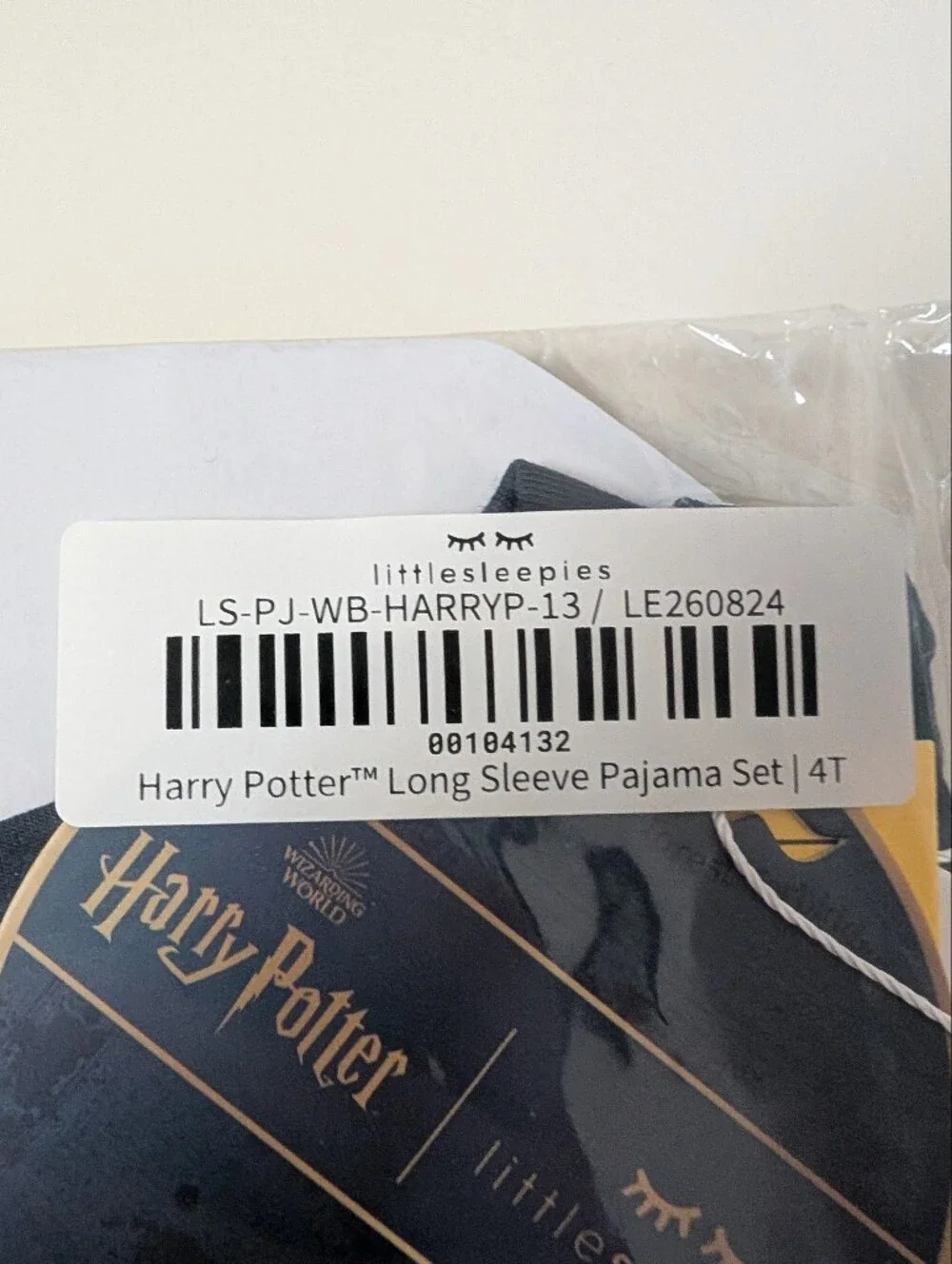 Little Sleepies Harry Potter Long Sleeve Pjs